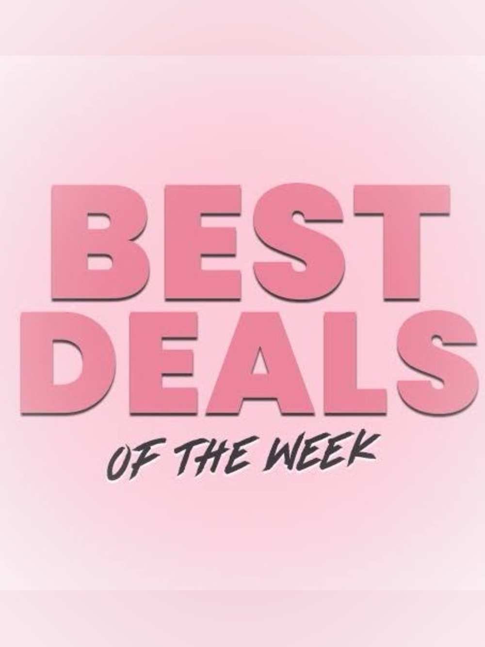 ⚠️ Best deals of the week ⚠️